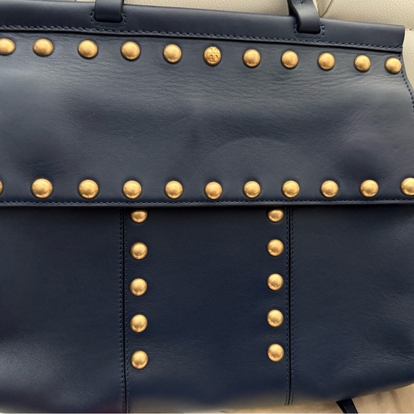 Tory Burch Block T-Stud Satchel - Picture 3 of 10